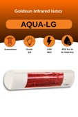 Goldsun Aqua 2000 Watt GSA20LG Düşük Işıklı Kumandasız Suya Dayanıklı Elektrikli İnfrared Isıtıcı-Beyaz thumbnail 1