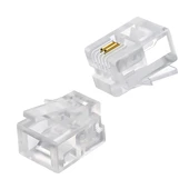 MN6 MX508 rj11 jack-200 Adet-6P/2C-ABS/Telefon SOKETİ-RJ11 Konnektör - 1