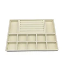 Istanbul Model Süet Kumaş Krem Renk 24/34 Cm Takı Sergileme  Standı thumbnail 4