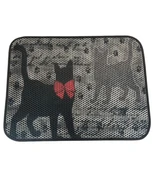 Xxl Büyük Boy 80cm X 60cm Kedi Tuvalet Kabı Önü Kum Toplayıcı Elekli Kedi Halısı Paspası DEKOR - 1