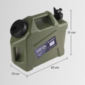 Madfox Galon Air PE Musluklu Su Bidonu 19 Litre Yeşil - 4