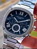 Lee Cooper Çelik Kordon İç Fonksiyonları Aktif 5 Atm 2yıl Garantili Erkek Kol Saati ELC.8146.390 thumbnail 3