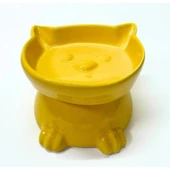 Periboia Ayaklı Kulaklı Seramik Mama Kabı - 2