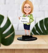 Kişiye Özel Karikatür Biblo Hediyelik thumbnail 1