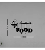 Mutfak Yazısı Food Ahşap Dekoratif Duvar Süsü thumbnail 3