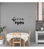 Mutfak Yazısı Food Ahşap Dekoratif Duvar Süsü thumbnail 1