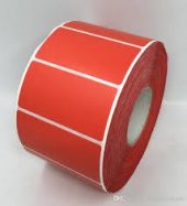 30X60 KIRMIZI BARKOD ETİKETİ TERMAL 1000 SARIM - 1