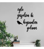 Öyle Güzelsin Ki Kuş Koysunlar Yoluna Duvar Tablosu - 1