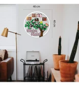 Kişiye Özel 5 Fotoğraflı Sakura Ağaç Temalı Ahşap Duvar Tablosu thumbnail 2