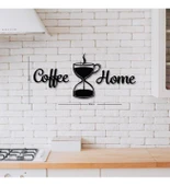 Ahşap Dekoratif Siyah Coffee Time Yazısı Mutfak Tablo Süsü thumbnail 2