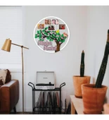 Kişiye Özel 5 Fotoğraflı Sakura Ağaç Temalı Ahşap Duvar Tablosu thumbnail 1