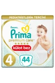 PRİMA KÜLOT BEZ PREMİUM CARE 4 BEDEN 44 ADET thumbnail 1