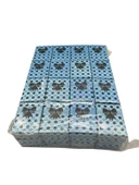 Karton Süngerli Mavi Renk 8/6 cm 48 Adet Üçlü Set Takı Kutusu - 2