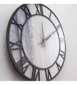 Soft Ahşap Desenli 3D MDF Saat thumbnail 2