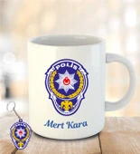 Polis Özel Kupa Bardak Anahtarlık Hediye - 1