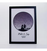 Kişiye Özel Yıldız Haritası Kutu Seti Anahtarlık Tablo Bardak Sürpriz Hediyeli thumbnail 2