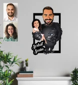 Kişiye Özel  King Kong Tasarımlı  Ahşap Tablo - 1
