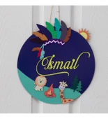 Kızılderili Temalı İsme Özel Çocuk Odası Kapı Süsü thumbnail 1