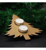 Yılbaşı Süsleri Ağaç Yıldız Kar Tanesi 3'lü Set Ham thumbnail 1