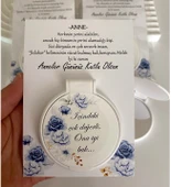 Anneler Gününe Özel  Değiştirilebilir  Mesajlı Ayna 10(Adet) - 1