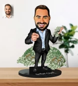 İş Adamı Karikatür Biblo thumbnail 2