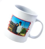 Sevgiliye Özel ve Resimli İnci Beyazı Porselen Kupa Bardak thumbnail 3