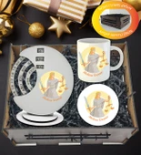 Kişiye Özel Avukat Temalı Döner Takvim Kupa Ve Kupa  Altlığı  Hediye Sepeti thumbnail 1