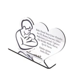 Babalar Günü Hediyesi Masaüstü Gümüş Pleksi İsimlik thumbnail 1