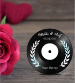 İsme Özel Ahşap Plak Magnet Söz Nişan Hatırası 50 Adet thumbnail 2