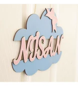 Kişiye Özel 3D Kapı Süsü Bulut thumbnail 2