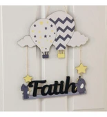 Meşgalem Kapadokya Balonu Temalı Kişiye Özel Kapı Süsü thumbnail 1