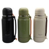 Shotay Durable Çelik Termos Matara 1500Ml Krem - 4