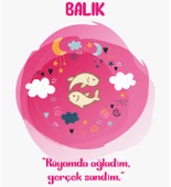 Meşgalem Kişiselleştirilebilir Hastane Çıkışı Burç Zıbın Setleri 12 Burç, 12 Tavır (BALIK) thumbnail 3