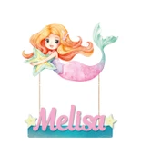 Meşgalem Deniz Kızı Temalı Kişiye Özel Kapı Süsü thumbnail 1