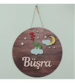 Meşgalem Fil ve Bulut Temalı Kişiye Özel Kapı Süsü thumbnail 2