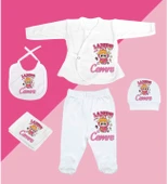 Meşgalem Kişiselleştirilebilir Özel Tasarım Yenidoğan Hastane Çıkışı Set - 1