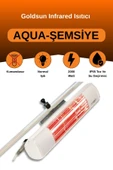 Goldsun Aqua 2000 Watt GSU20 Şemsiye Tip Kumandasız Suya Dayanıklı Elektrikli İnfrared Isıtıcı-Beyaz thumbnail 1