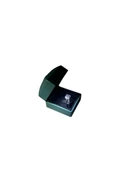 Flok Yeşil Renk 5x5 Cm Işıklı Tırnaklı Yüzük Kutusu - 1