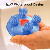 COMFIER 8 Pençeli Su Geçirmez Kablosuz Baş Masajı - Mavi - 6