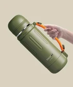 Shotay Durable Çelik Termos Matara 1500Ml Yeşil - 1