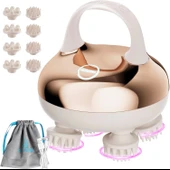 COMFIER 8 Pençeli Su Geçirmez Kablosuz Baş Masajı - Altın - 1