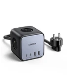 UGREEN DigiNest Cube 65W GaN 2 Hızlı Şarj Cihazı 2xUSB-C, 2xUSB-A, 3 lü Akım Korumalı Grup Priz, 60113 - 3