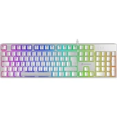 GameBooster G24W Enigma Rainbow Aydınlatmalı Red Switch Mekanik Beyaz Oyun Klavyesi - 1