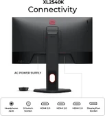 BenQ Zowie XL2540K 24.5" 0.5 ms Full HD 240 Hz Oyuncu Monitörü Outlet thumbnail 3