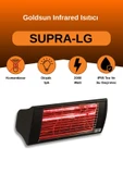 Goldsun Supra 2000 Watt GSS20LG Düşük Işıklı Kumandasız Suya Dayanıklı Elektrikli İnfrared Isıtıcı-Siyah thumbnail 1