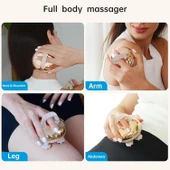 COMFIER 8 Pençeli Su Geçirmez Kablosuz Baş Masajı - Altın - 4