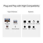 TP-LINK UA440C USB 3.0 Type-C - SD ve microSD 4.0 Kart Okuyucu thumbnail 7