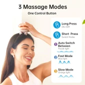 COMFIER 8 Pençeli Su Geçirmez Kablosuz Baş Masajı - Altın - 5