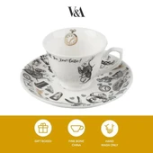 Mikasa x V&A Alice In Wonderland 100ml Porselen Kahve Fincanı thumbnail 4