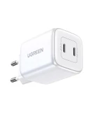 UGREEN Nexode 45W GaN Hızlı Şarj Cihazı USB-C QC PD 2xUSB-C, Beyaz, 15327 - 2